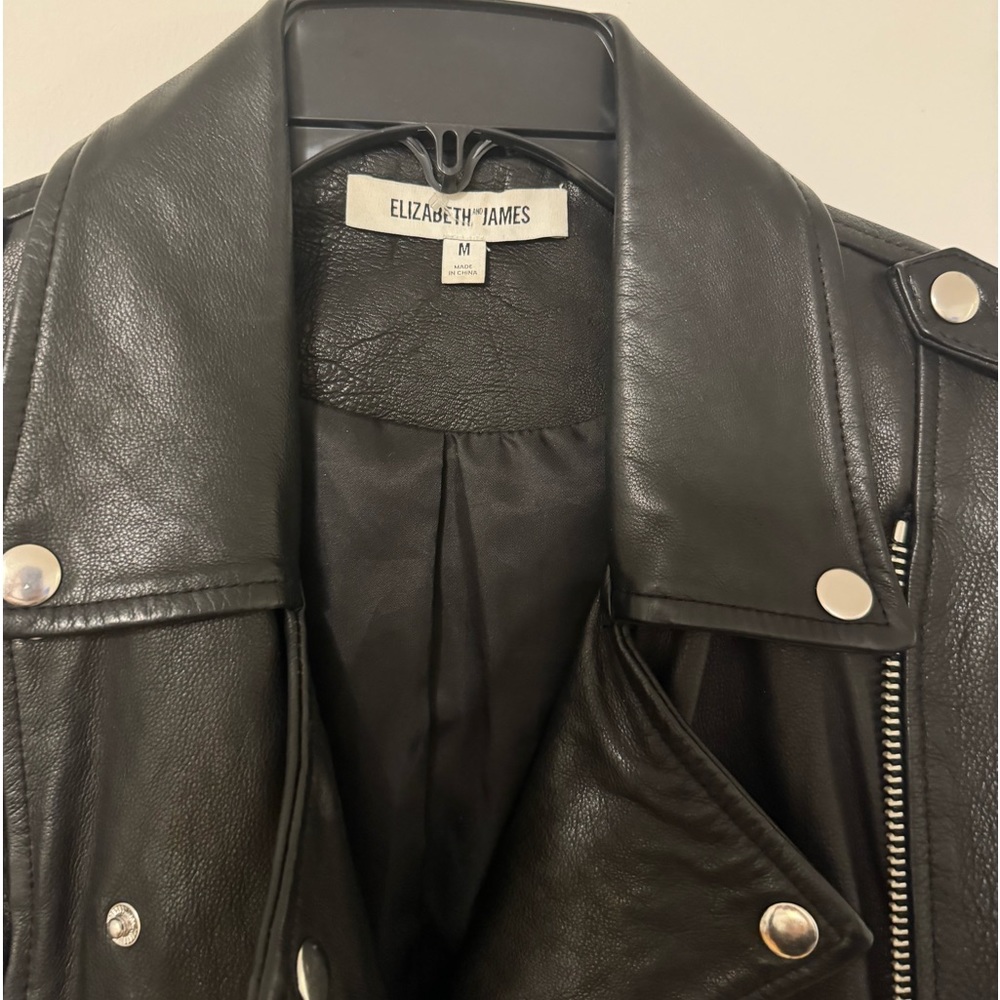 ELIZABETH AND JAMES RENLEY LEATHER JACKET - Picture 3 of 4